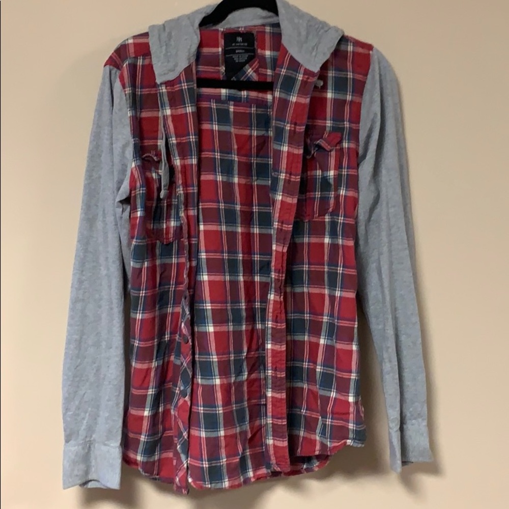hooded Flannel